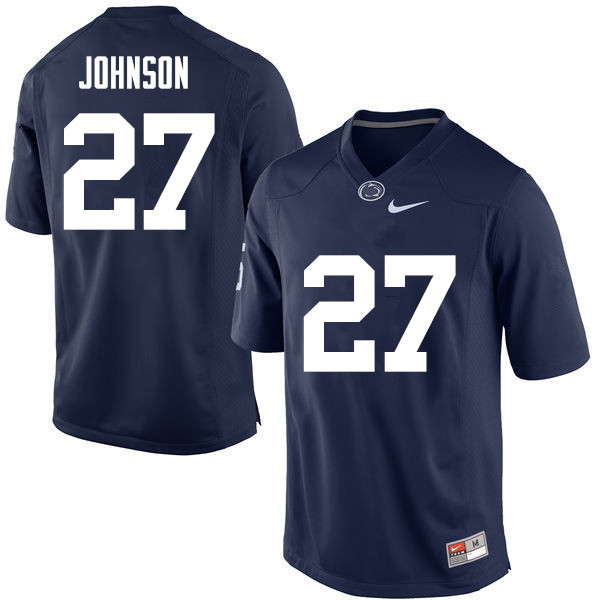 NCAA Nike Men's Penn State Nittany Lions T.J. Johnson #27 College Football Authentic Navy Stitched Jersey DKB0798ZW